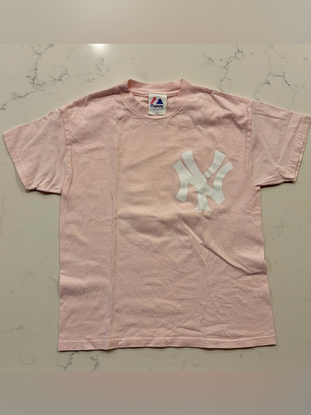 Pink Official NY Yankees Short Sleeve Tee